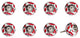 Knob-It Knobs, Set of 8