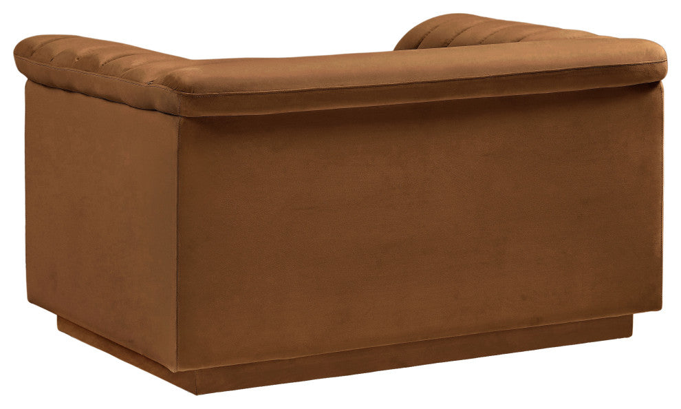 Cascade Upholstered Set, Saddle, Velvet, Chair