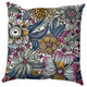 Flower Melange Decorative Throw Pillow, Orchid, 26"x26"