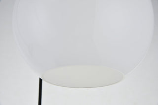 Midcentury Modern Brass And Frosted White 3-Light Pendant