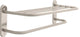 Delta 24" Towel Shelf With Towel Bar, Satin Nickel