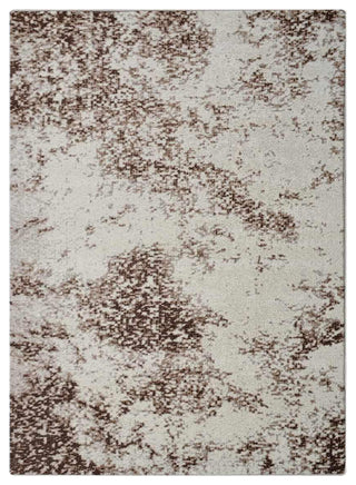MACHINE MADE HEATSET POLYPROPYLENE AREA RUGS -Cream Color, Abstract Design, [Rectangle] 4'4''x6'4''