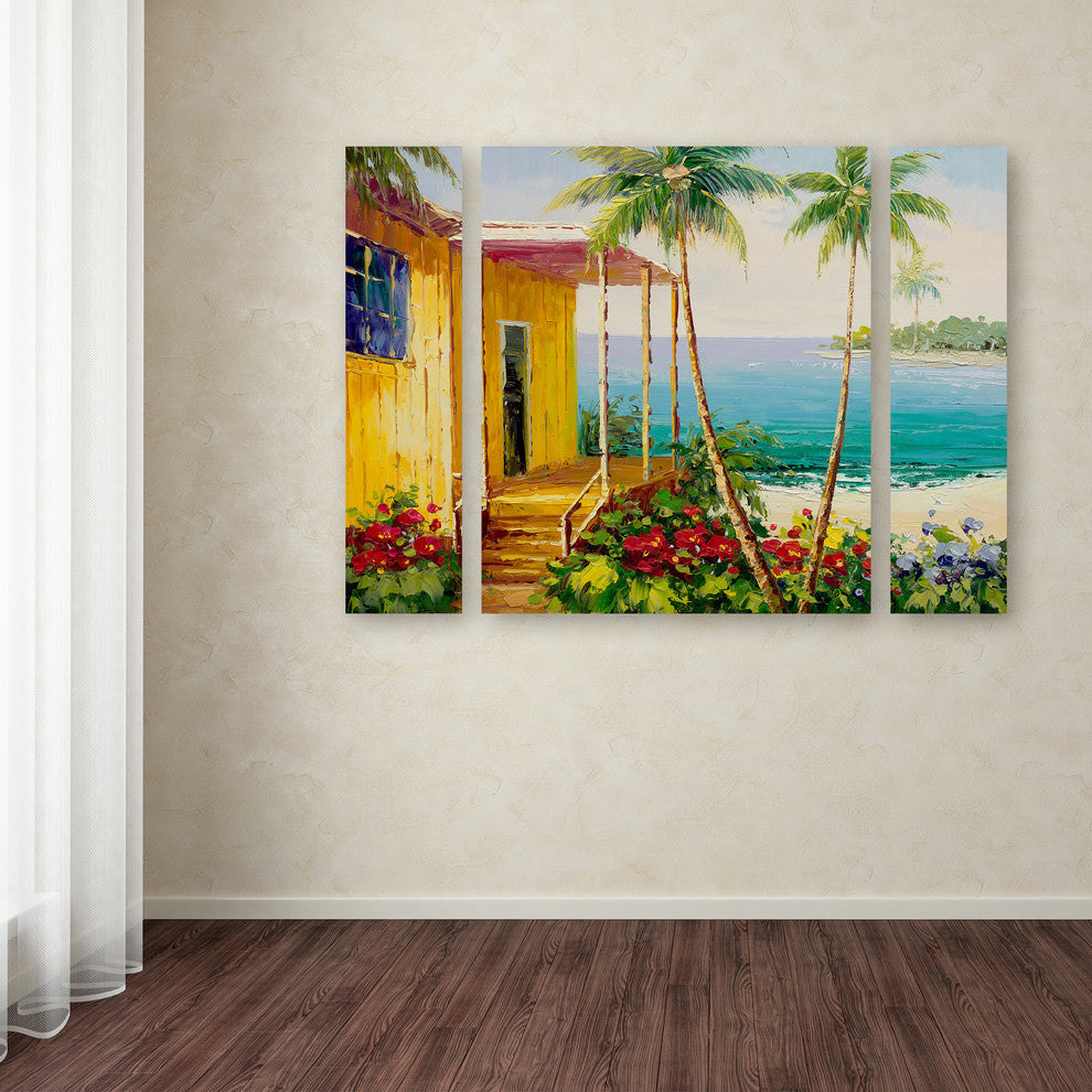 Rio 'Key West Villa' Multi Panel Art Set,, 41"x30"