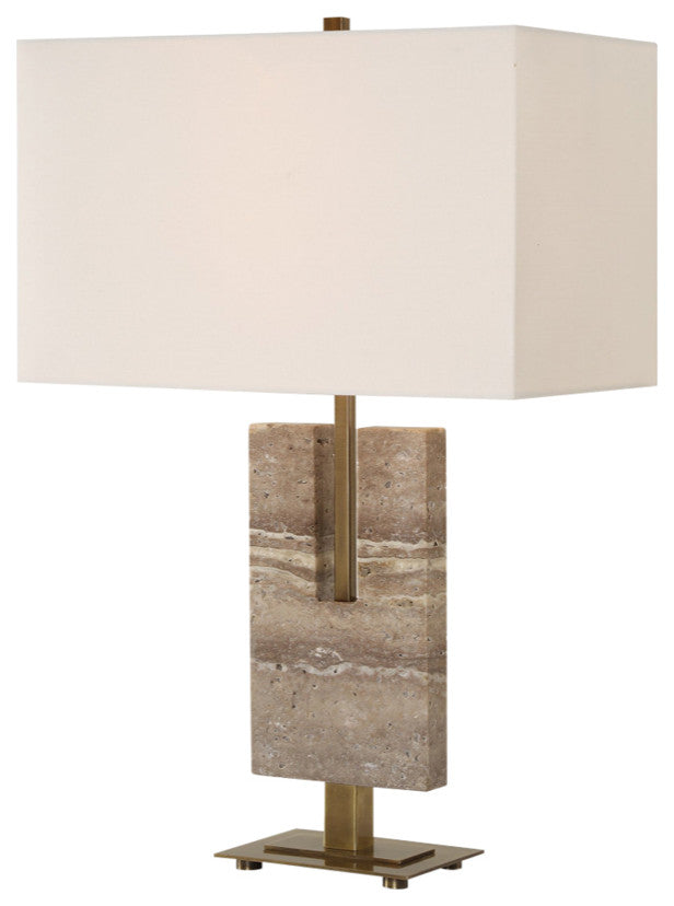Uttermost Foster Black Glaze Table Lamp