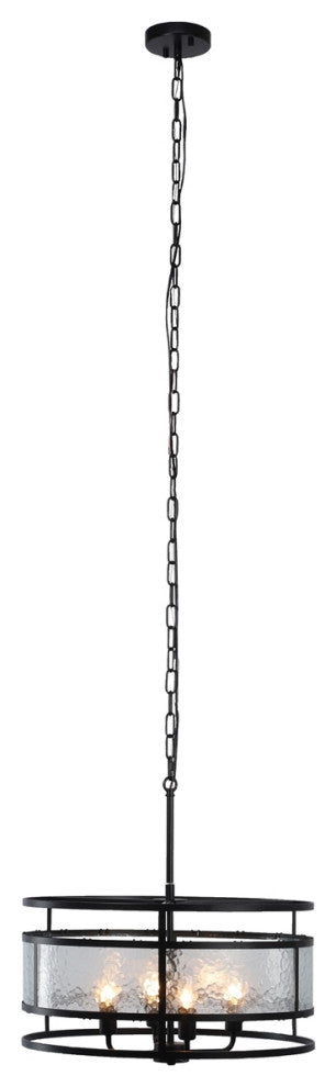 CHLOE Lighting CH6R801BK20-UP4 SIENNA Contemporary 4 Light Matt Ceiling Pendant