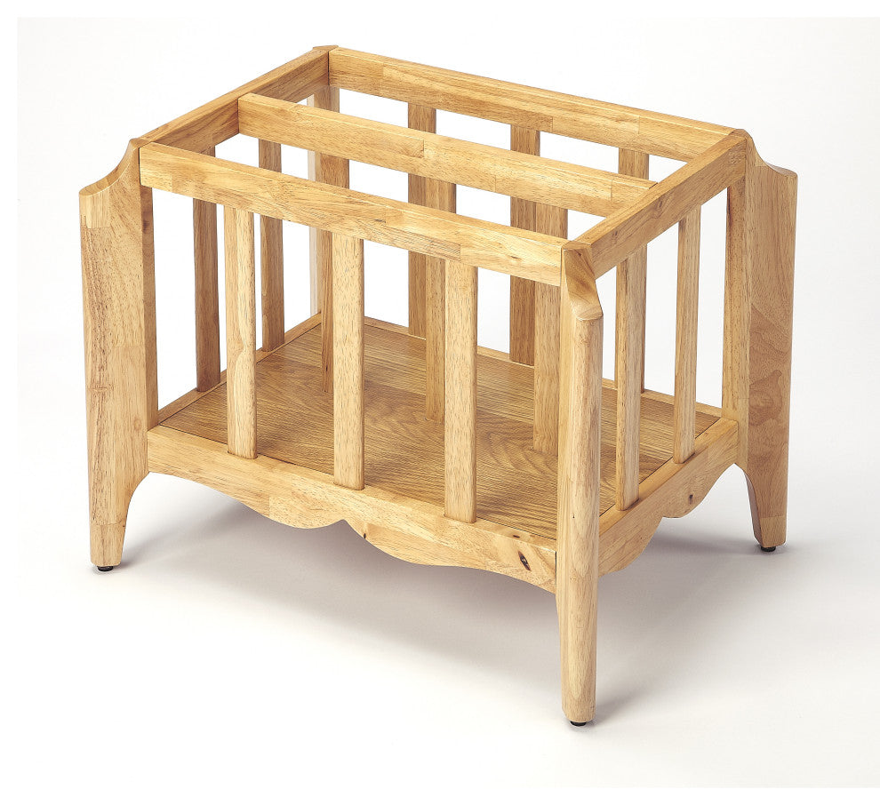Butler Wilshire Natural Mango Magazine Basket