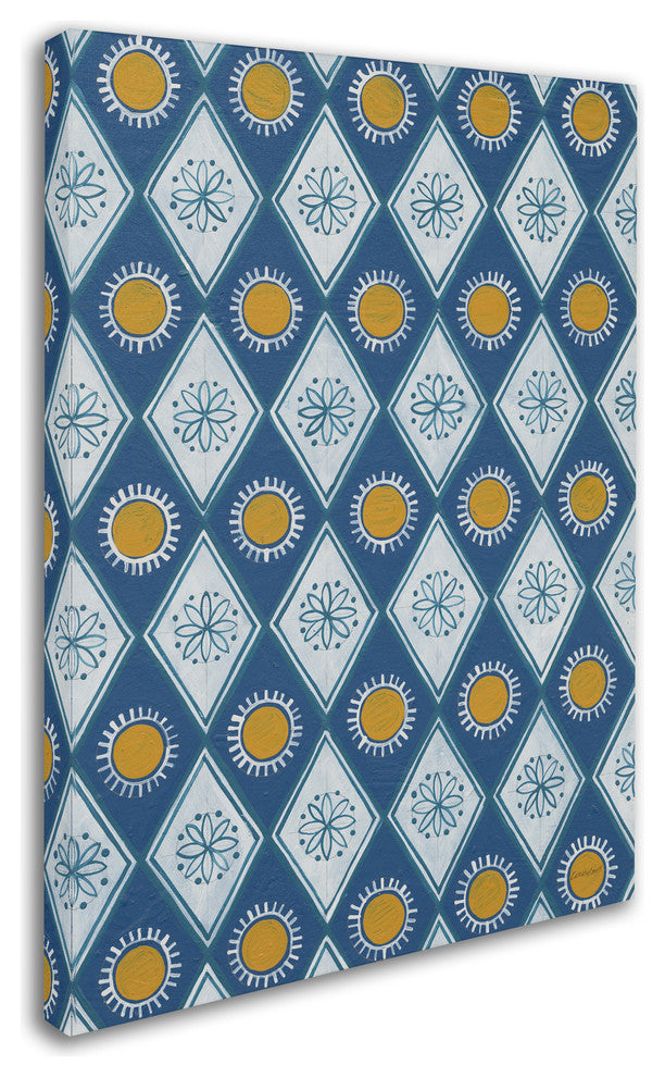 "Sunny Designs I" by Kathrine Lovell, Canvas Art, 24"x18"