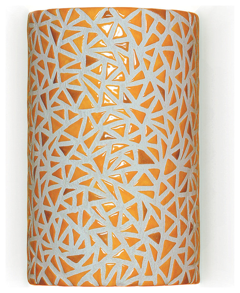 Impact Wall Sconce Cobalt Blue, Sunflower Yellow