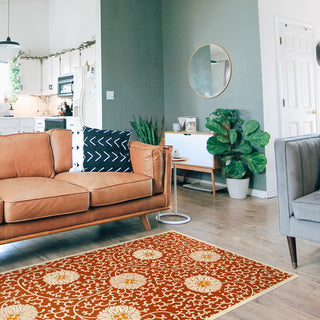 Joli Sol Poppy Vinyl Mat, 36x60 Rectangle