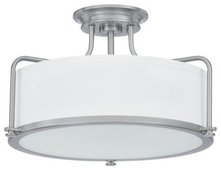 Calvary 3-Light Semi-Flush Mount, Western Bronze