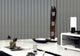 Legion Furniture Striated Stripe Wall Paper, 39"x18', Gray