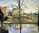 Paul Cezanne The Pool at Jas de Bouffan, 20"x25" Wall Decal
