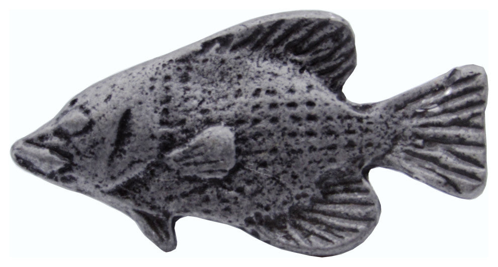 Fish Knob, Pewter
