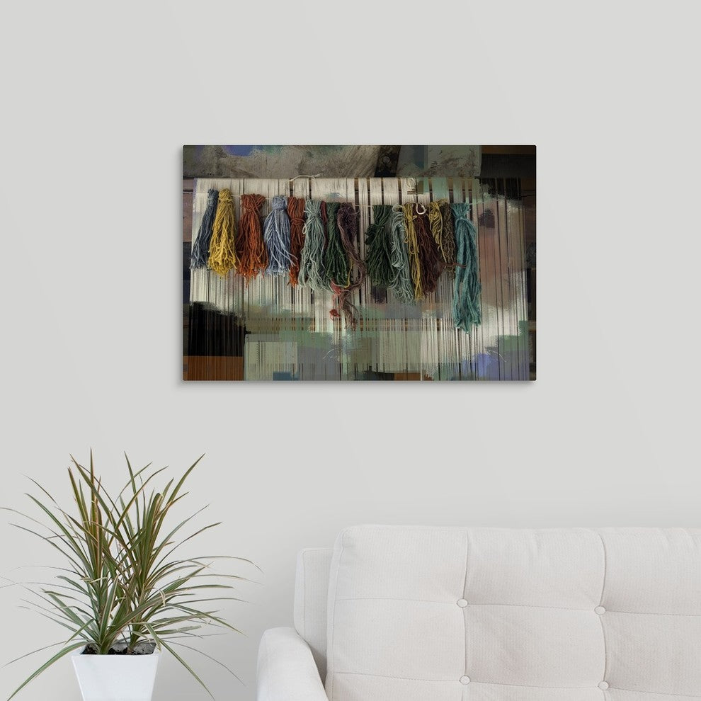 "Paintbox Yarns" Wrapped Canvas Art Print, 24"x16"x1.5"