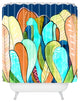 Deny Designs Cayenablanca Caribbean Seaweeds Shower Curtain