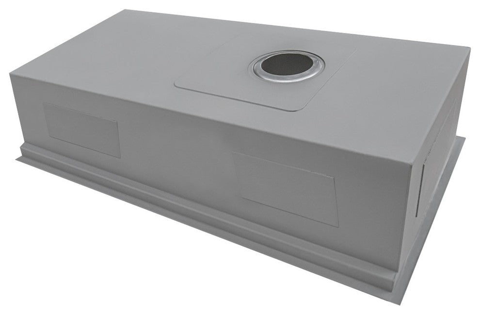 Ruvati 33" Workstation Kitchen Sink Undermount Stainless Steel, RVH8222