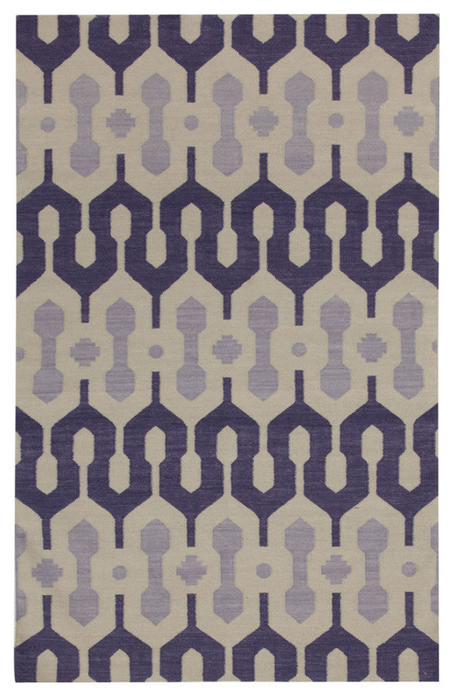 Capel Genevieve Gorder Spain Amethyst Violet 3633_475 Flat Woven Rugs - 7' X 9'