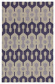 Capel Genevieve Gorder Spain Amethyst Violet 3633_475 Flat Woven Rugs - 7' X 9'