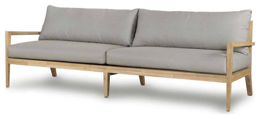 Amaya Outdoor Sofa-94"-Natural Acacia