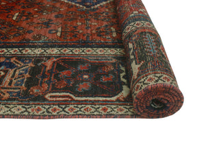 Fine Vintage Distressed Martina Rust/Brown Rug, 6'6x10'3