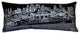35" Black Kansas City Nighttime Skyline Lumbar Decorative Pillow