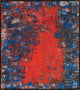30x34 Puzzle like Red, Framed Artwork, Espresso
