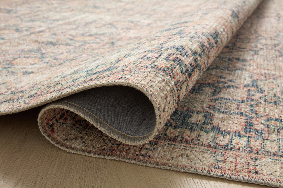 Angela Rose x Loloi Aubrey Navy / Multi 2'-6" x 12'-0" Runner Rug