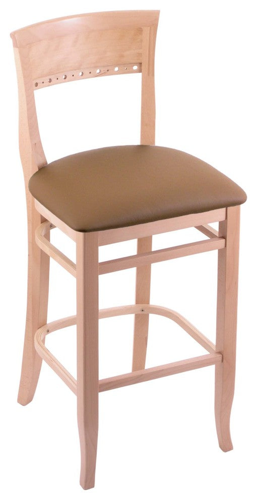 Holland Bar Stool, 3160 25 Stool, Natural Finish, Allante Beechwood Seat