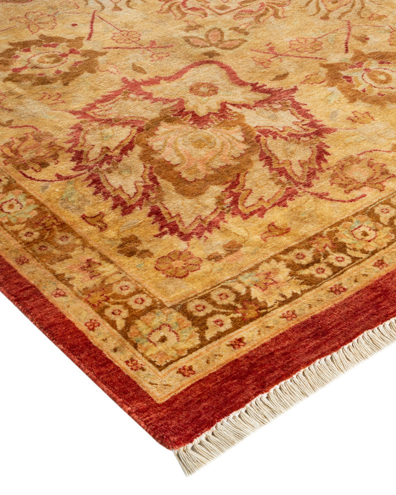 Mogul, One-of-a-Kind Hand-Knotted Area Rug Orange, 9' 2" x 11' 10"