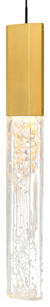 Greta Integrated LED Brass Mini Pendant