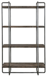 Uttermost Stilo Urban Industrial Etagere, Dark Brushed Pewter, 24970