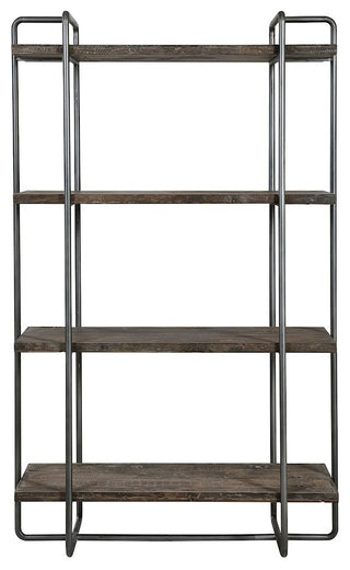 Uttermost Stilo Urban Industrial Etagere, Dark Brushed Pewter, 24970