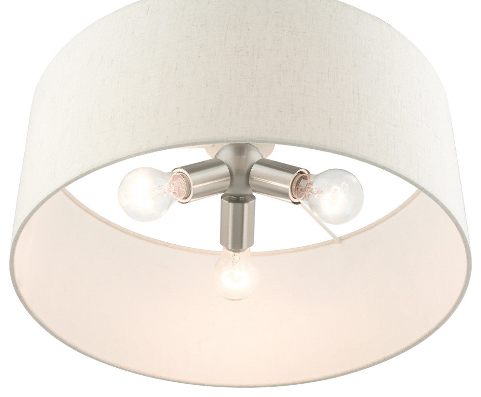Brushed Nickel Casual, Transitional, Versatile, Minimal Drum Pendant