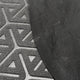 Outdoor Wilson Half Round Front Door Mat Polyester Rubber Rug 30x18 Dark Gray