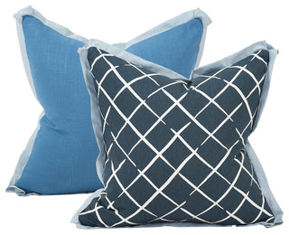 Howard Elliott Madcap Cottage Cove End Indigo 20" x 20" Pillow