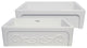 Whitehaus WHSIV3333-WHITE Glencove St. Ives 33" Front Apron Fireclay Sink