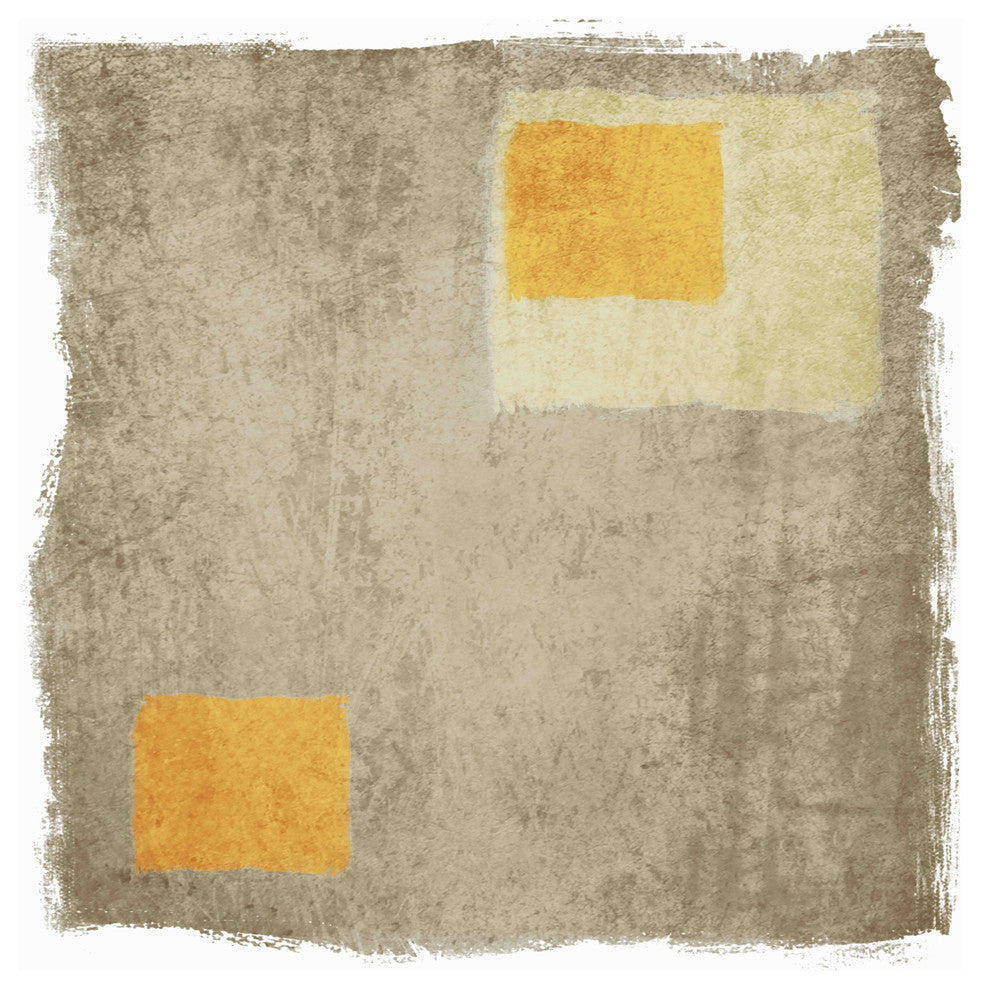 "Olive Square II" Painting Print on Canvas by Irena Orlov