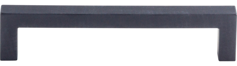 Top Knobs M1159 Square 5-1/16 Inch Center to Center Handle - Flat Black