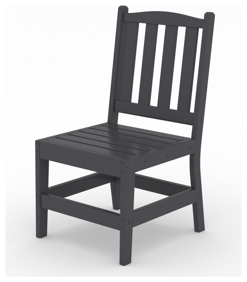 LuXeo Tuscany HDPE Dining Set, Gray, 7-Piece