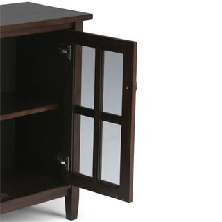 Close-up white-background view showing interior through the opened door.