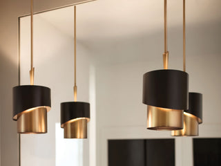 Fredrick Ramond Gigi Small Pendant, Heritage Brass