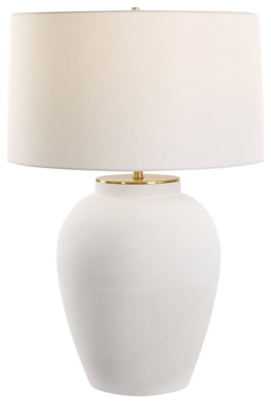 Uttermost Adelaide White Table Lamp