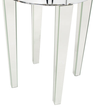 GDF Studio Alvo Mirrored Round Table