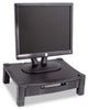 Single Level Adjustable Monitor Stand With Drawer