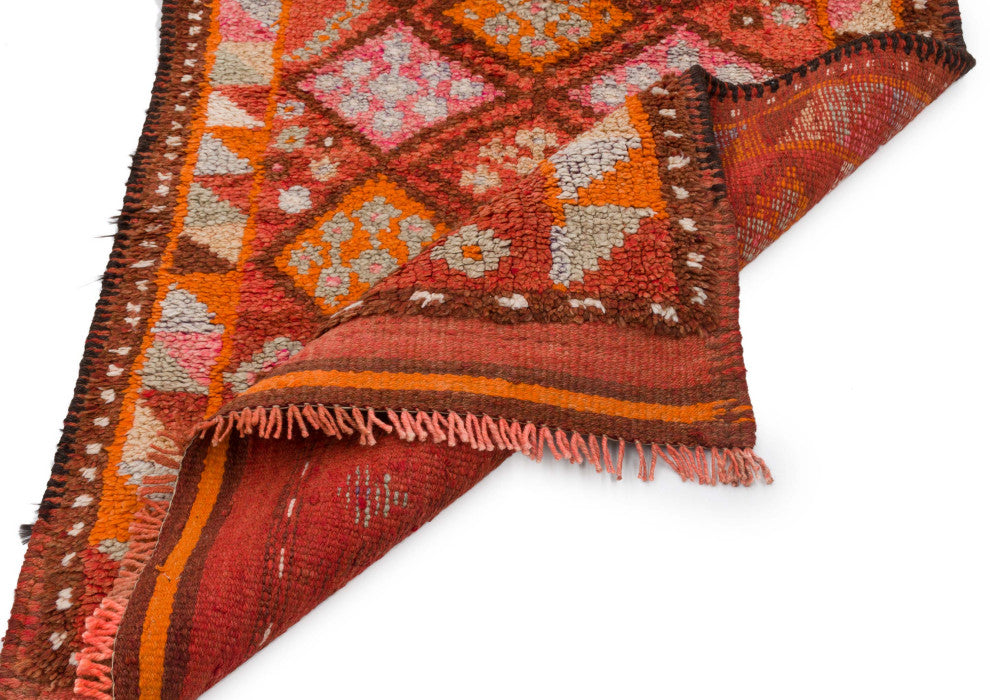 Vintage Turkish Runner Rug 3' 5" x 14' 3", 41 in. x 171 in.