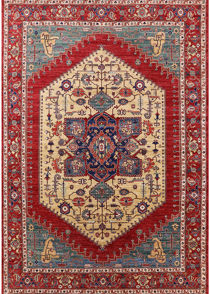 Ahgly Company Indoor Rectangle Mid-Century Modern Area Rugs, 7' x 10'