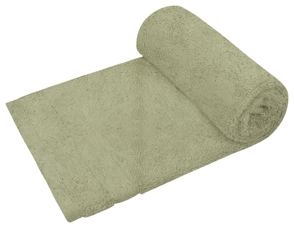 Organic Cotton Feather Touch Quick Dry Hand Towel, Green Tint, Pack of 12