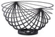 Torre and Tagus Eclipse Rib Fruit Basket, Black