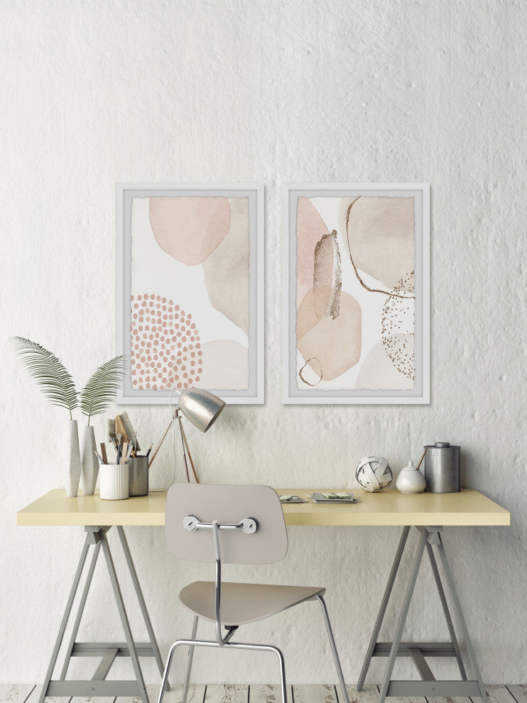 Critical Density Diptych, 2-Piece Set, 16x24 Panels