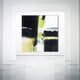 Confluence D Fine Art Giant Canvas Print, Black, Green, 54"X54"